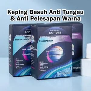 Lembaran Dobi Penyerap Warna, Kertas Anti-Luntur Campuran Warna untuk Cucian Pakaian