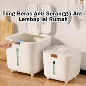 Baldi Beras Gred Makanan Kalas Serangga & Kalis Lembapan, Bekas Simpanan Tepung & Beras