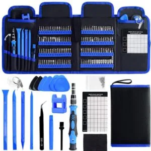 Set Pemutar Skru Baiki Telefon Profesional 168-dalam-1, Alat Ketepatan Keluli CRV Serbaguna