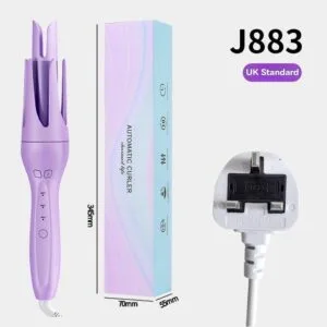 Mesin Penggulung Rambut Automatik 28mm, Alat Penggaya Rambut Elektrik Gelombang Besar dengan Penjagaan