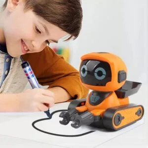 Robot Pintar Interaktif untuk Kanak-Kanak, Mainan Pendidikan Awal Melukis dengan Kesan Bunyi Berkualiti Tinggi