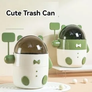 Tong Sampah Kartun Comel Kreatif Estetika Tinggi Untuk Ruang Tamu Bilik Tidur Rumah