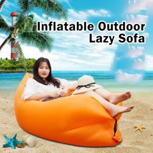 Sofa Kembung Luar Sofa Malas Boleh Lipat Mudah Alih Pantai Beg Tidur Udara Single Tilam Angin