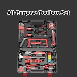 Set Alat Perkakasan Rumah Pelbagai Fungsi Dengan Pemutar Skru Perengkuh Untuk Pembaikan Elektrik & Hardware