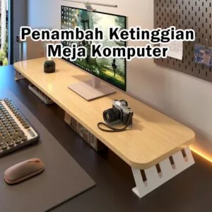 Penyokong Monitor Lanjutan Rak Meja Permainan Untuk Komputer Laptop Kerja