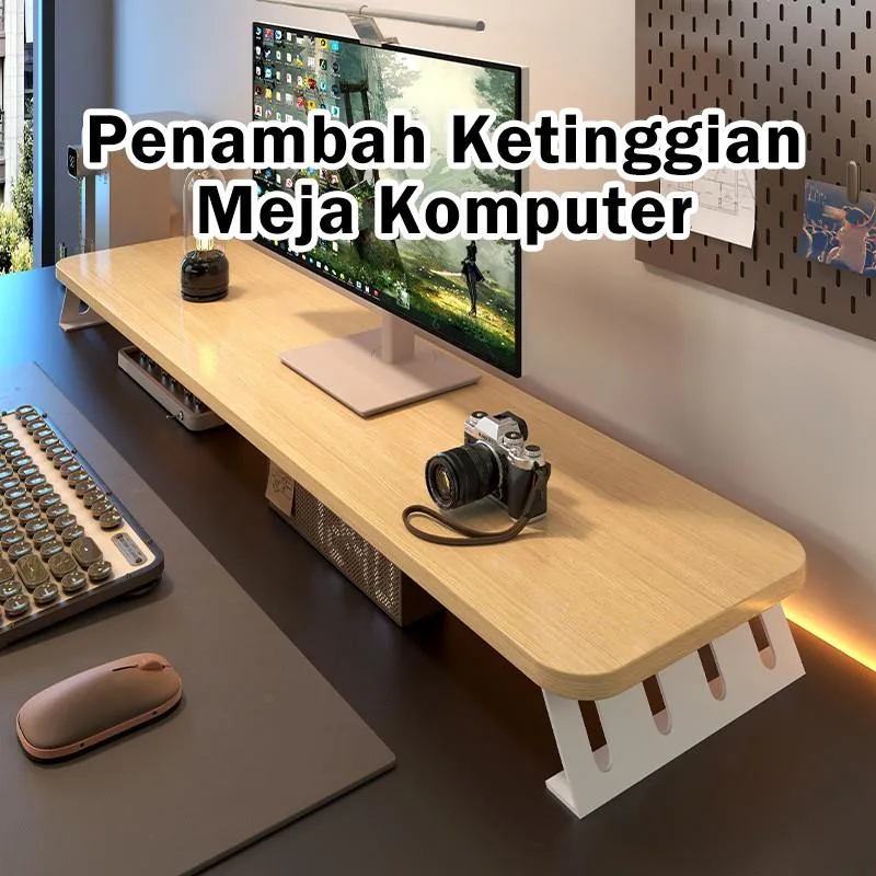 Penyokong Monitor Lanjutan Rak Meja Permainan Untuk Komputer Laptop Kerja