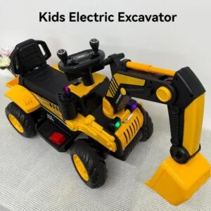 Kereta Mainan Excavator Elektrik Kanak-kanak Boleh Naik Saiz Super Besar Untuk Budak Lelaki Kenderaan Kejuruteraan