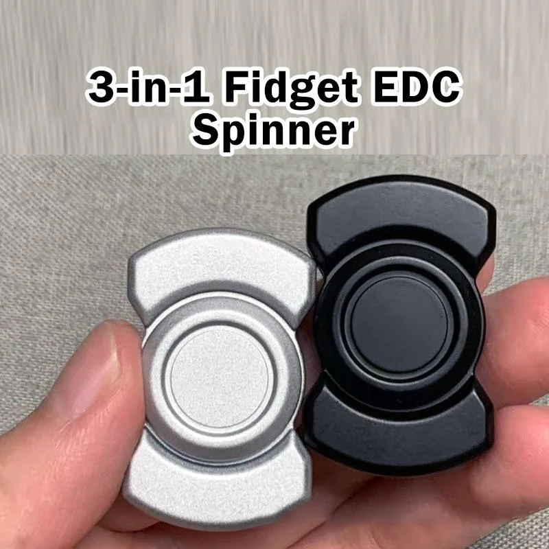 Fidget Spinner 3-in-1 Reka Bentuk Rama-rama Tiga Badan