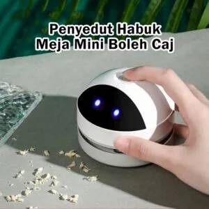 Pembersih Vakum Mini Caj USB, Automatik & Mudah Alih, Pembersih Meja & Papan Kekunci