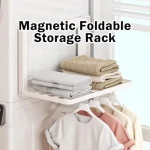 Rak Simpanan Magnetik Boleh Lipat Serbaguna Untuk Mesin Basuh Peti Sejuk