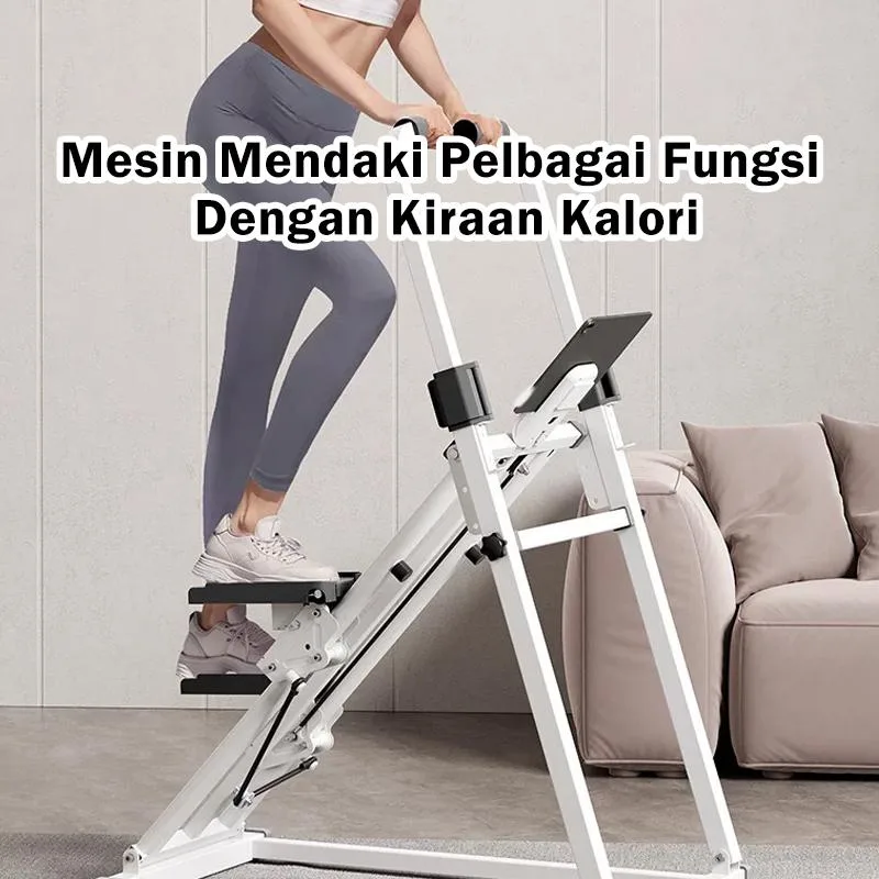 Mesin Stepper Mini Rumah, Alat Latihan Tangga dengan Pemegang, Peralatan Kecergasan Dalaman & Trainer Senaman