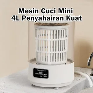 4L Rechargeable Mini Washing Machine Portable Washer for Baby Clothes Socks Dorm Use Mesin Basuh Kecil