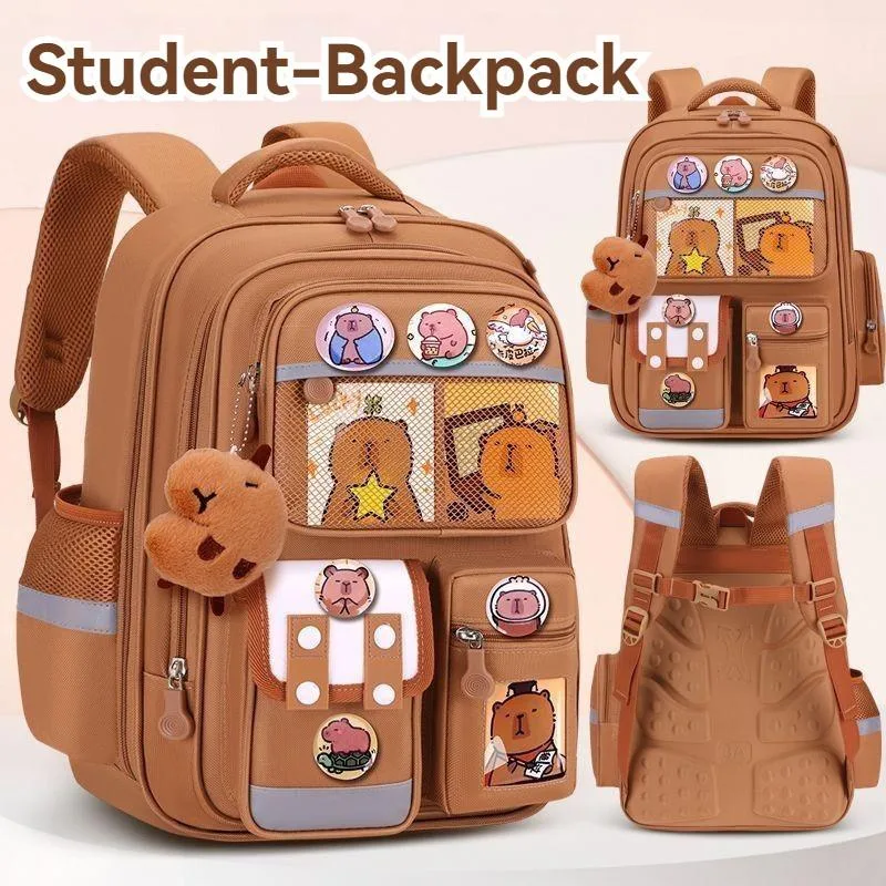 Beg Galas Kanak Kanak Perempuan Sekolah Rendah Ergonomik Anti Sakit Belakang Untuk Darjah 1 Hingga 6