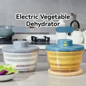 Pemutar Sayur Elektrik Kapasiti Besar Pengering Salad Pemutar Minyak Tahan Panas Alat Dapur