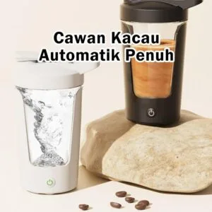 Botol Penggoncang Elektrik USB Boleh Dicas, Cawan Goncang Protein & Pengadun Kopi Mudah Alih