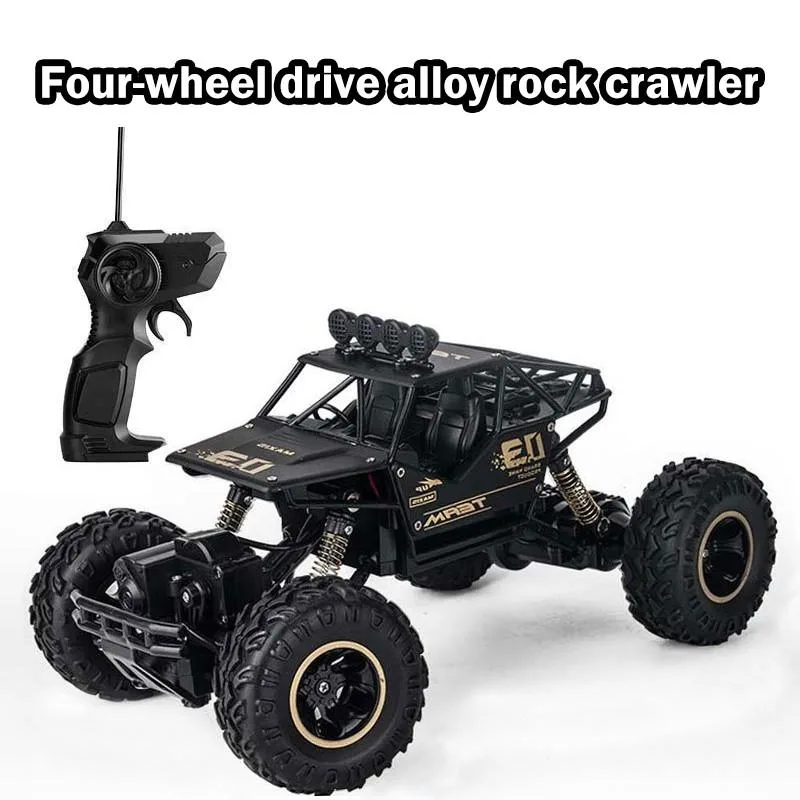 Rechargeable Remote Control Toy RC Drift Off Road Car 4WD Alloy Climbing Monster TruckKereta Kawalan Jauh