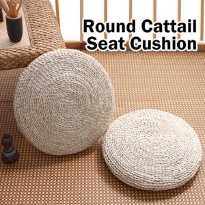 Straw Woven Corn Husk Seat Cushion Tatami Floor Mat Bantal Duduk