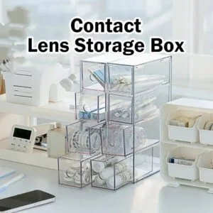 Drawer Type Clear Dustproof Desktop Organizer For Stationery Cosmetics  Kotak Simpanan