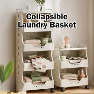 Mobile Narrow Gap Storage Cart Multi-Tier Rolling Organizer Shelf Floor Standing Trolley For Living Room Rak Simpanan