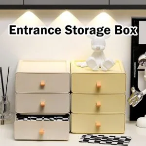 Dustproof Drawer Storage Box For Entrance Door Keys Mask Home Decor Kotak Simpanan