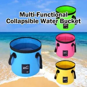 Portable PVC Collapsible Water Bucket For Outdoor Camping Water Storage Baldi Air Lipat