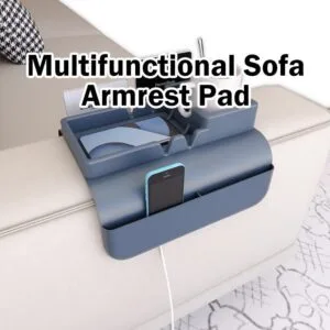 Multifunctional Silicone Sofa Armrest Storage Caddy Cup Holder Tray Rak Simpanan
