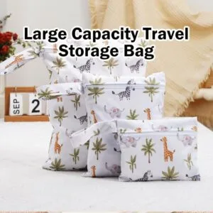 3Pcs Waterproof Travel Toiletry Bag Set Portable Makeup Organizer Set Beg Penyusun Travel Kalis Air Berbilang Fungsi