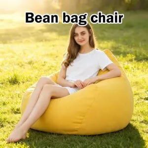 Bean Bag Chair Lazy Sofa Detachable Easy to Clean For Balcony Bay Window Bedroom Living Room Kerusi Santai Bean Bag