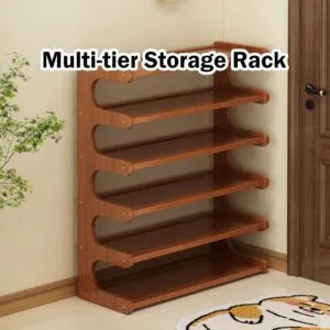 Shoe Rack Narrow Multi-layer Corner Storage Space-saving Rak kasut