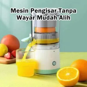 Mesin Jus Tanpa Wayar Mudah Alih, Penekan Sejuk Mini untuk Pengekstrakan Jus Buah Segar