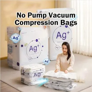 Vacuum Compression Bag Antibacterial No-pump Cotton Quilt Storage Bag Beg Mampat Vakum