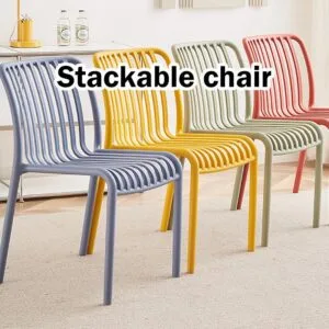 Stackable Plastic Leisure Chair Outdoor Balcony Garden Patio Relax Chair Kerusi plastik