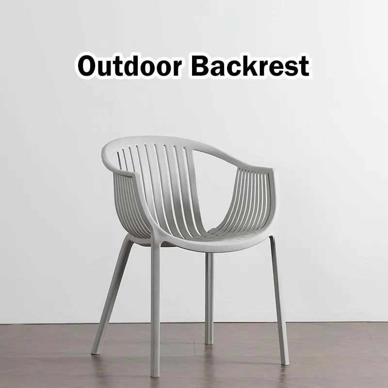 Plastic Chair Outdoor PP Leisure Chair Living Room Armchair Lazy Chair Kerusi plastik