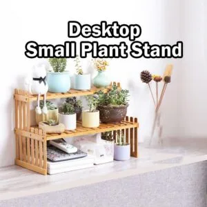 Multi Tier Bamboo Plant Stand Desktop Flower Rack Office Home Balcony Succulent Pot Organizer Rak Buluh