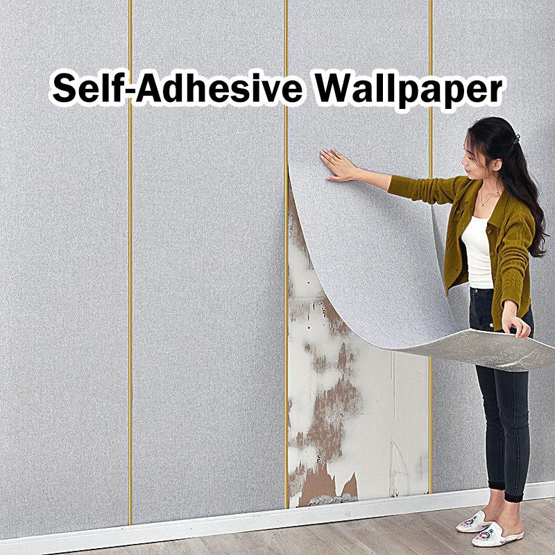 Self Adhesive Wallpaper Peel And Stick Wall Sticker Decorative For Living Room Bedroom Kertas Dinding Pelekat Sendiri