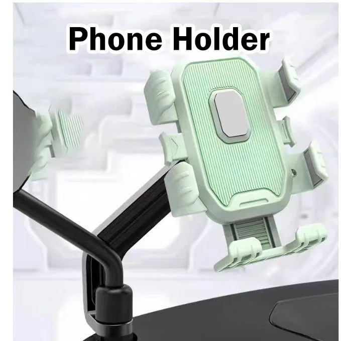 Thickened Shockproof Phone Mount For Electric Bike Bicycle Riding Food Delivery Pemegang Telefon