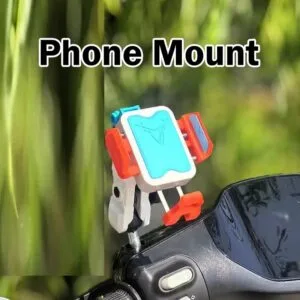 Anti Theft Shockproof Quick Release Phone Mount For Motorcycle And Food Delivery Electric Bike Pemegang Telefon