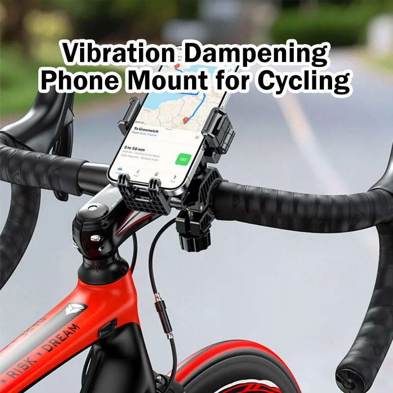 Shockproof Anti Shake Phone Navigation Mount For Bicycle Electric Motorcycle Mountain Rider Pemegang Telefon