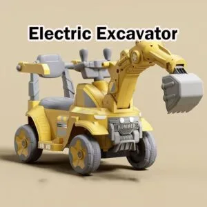 Kids Ride On Electric Excavator Toy Digger Car For Boys Pengorek Elektrik Untuk Kanak-kanak