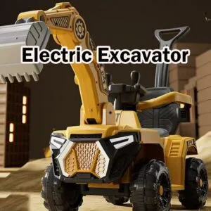 Kids Ride On Excavator Toy Dual Motor 4 Wheel Electric Car For Baby Boys Excavator Elektrik Mainan