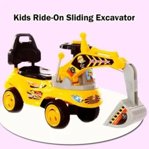Kids Ride On Excavator Toy Sliding Engineering Vehicle Digger Toy For Boys Kereta Mainan Penggali Untuk Bayi