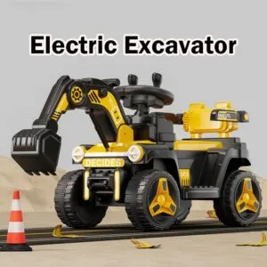 Kids Excavator Toy Car Dual Motor Ride On Electric Digger Ride-On Excavator Elektrik Untuk Kanak-kanak