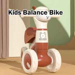Balance Bike For Kids No Pedal 4 Wheels Toddler Baby Ride On Toy Learning To Walk Kereta Gelongsor Kanak-Kanak
