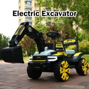 Kids Rechargeable Electric Excavator Engineering Toy Car For Boys Pengorek Elektrik