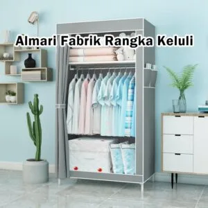 Fabric Wardrobe Reinforced Steel Tube Thickened Frame Simple Closet Storage Organizer For Bedroom Almari Pakaian Kain