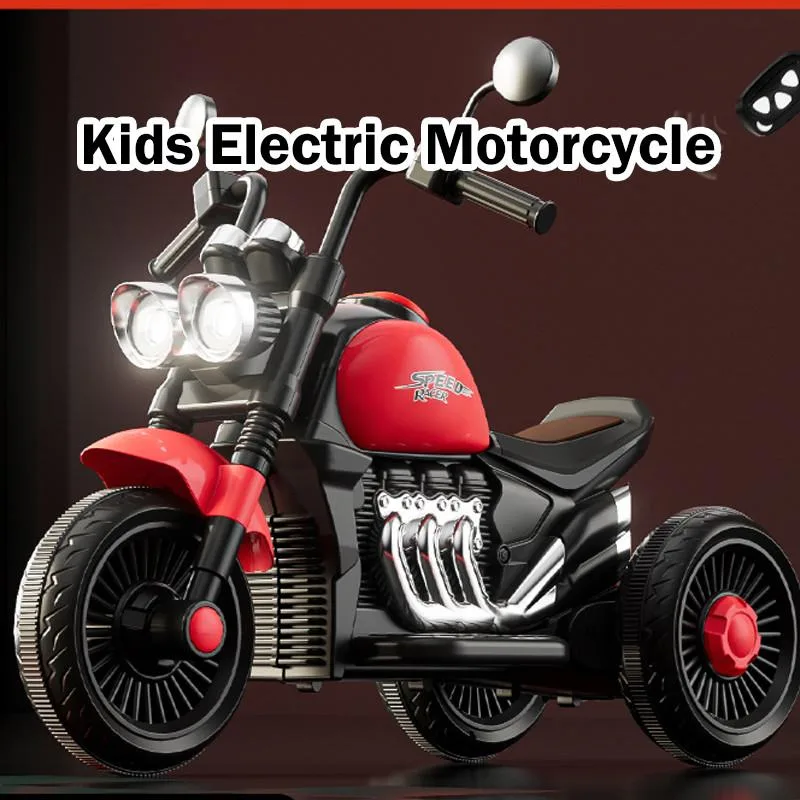 Kids Electric Motorcycle Rechargeable Tricycle Remote Control Toy Car Baby Electric Scooter Motosikal Elektrik