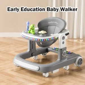Multifunctional Foldable Height Adjustable Baby Walker With Music For Toddlers Kereta Jalan Bayi