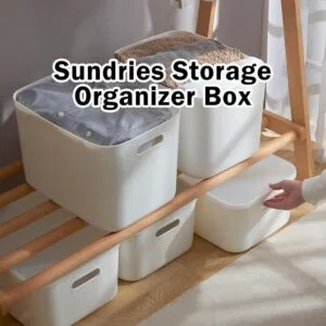 Desktop Storage Box Plastic Multi Purpose Organizer For Office Bathroom Kitchen Kotak Penyimpanan
