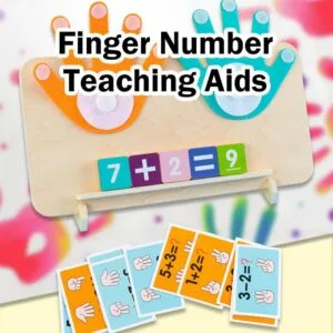 Montessori Hand Counting Educational Palm Math Learning Toy For Kids Mainan Pintar