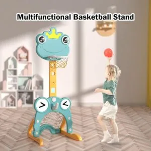 Kids Indoor Basketball Hoop Home Basketball Stand Baby Shooting Frame Sports Toy Bola Keranjang